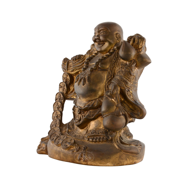 Brass Laughing Buddha