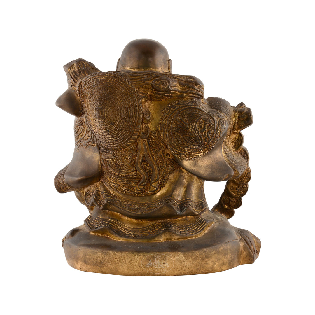 Brass Laughing Buddha