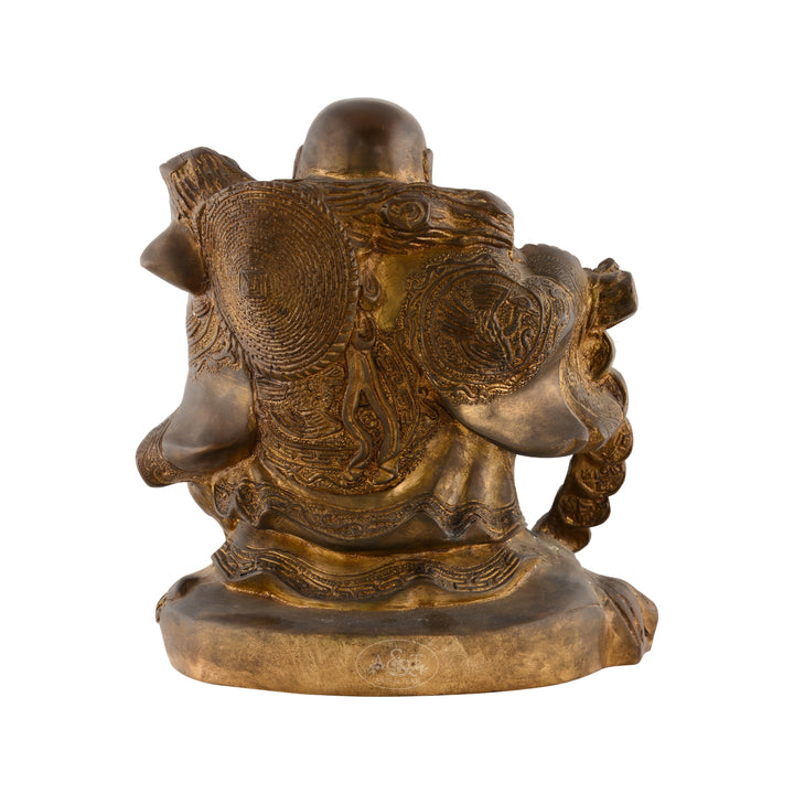 Brass Laughing Buddha