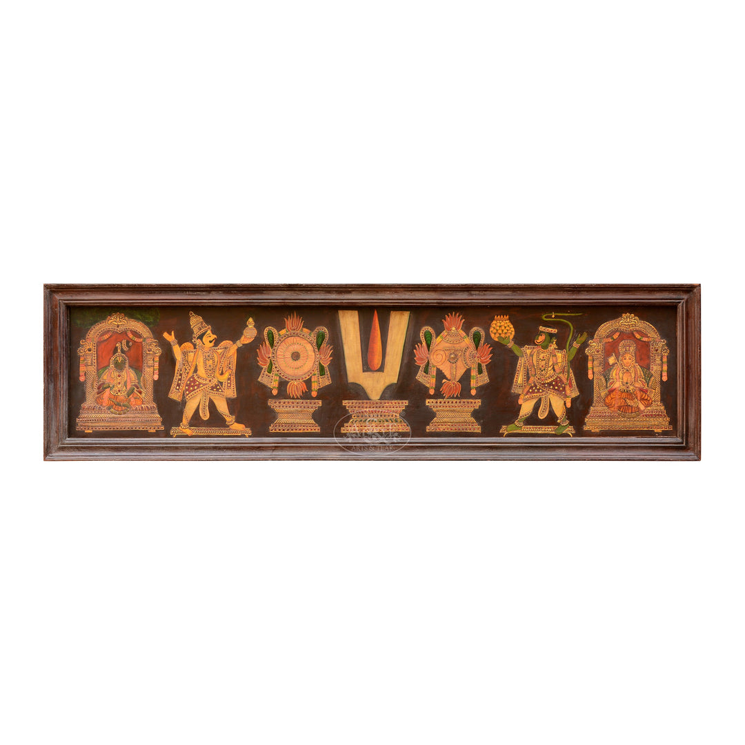 Tanjore Painting - Shanku Chakra Namam