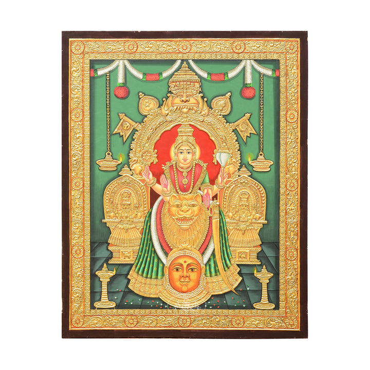 Tanjore Painting - Mookambika
