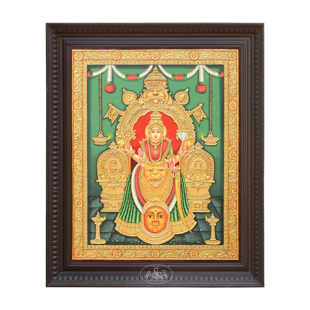 Tanjore Painting - Mookambika