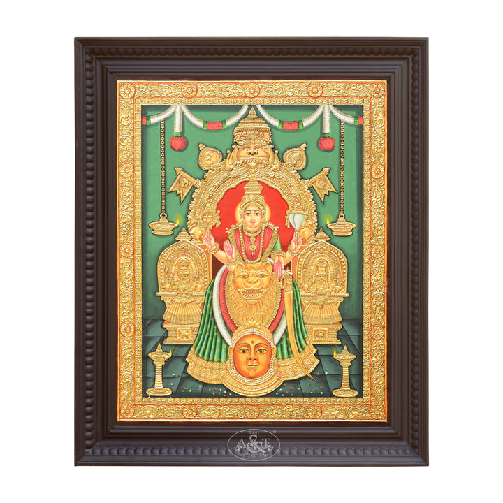 Tanjore Painting - Mookambika