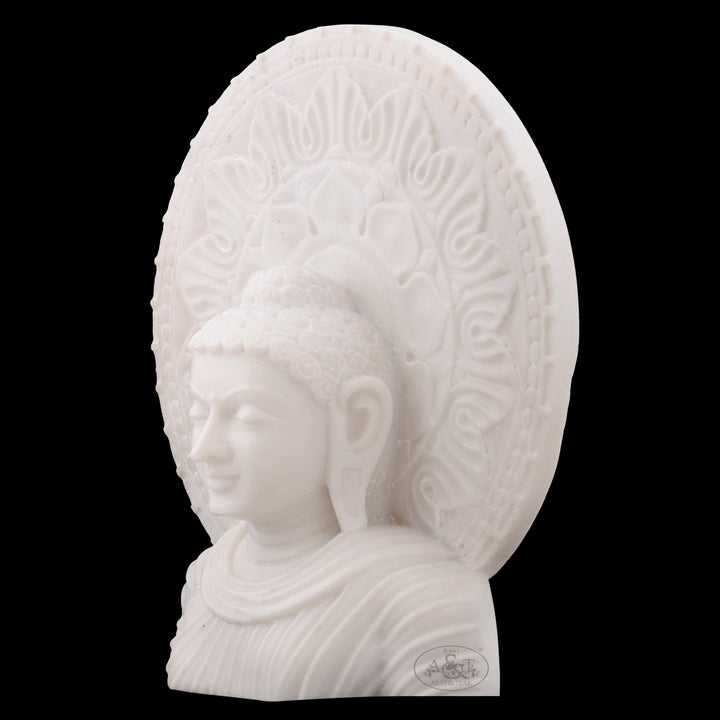 Marble Buddha Bust