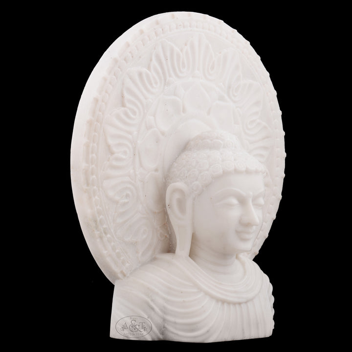 Marble Buddha Bust