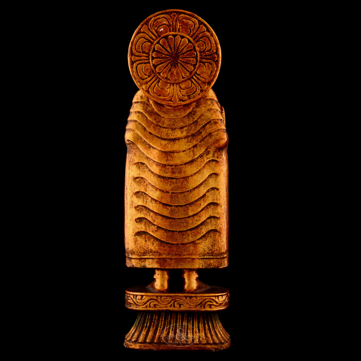 Wooden  Gilded  Buddha