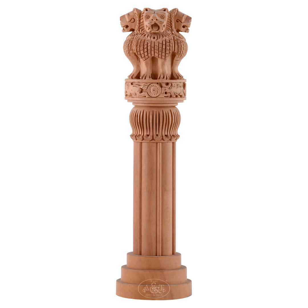Wooden Ashoka Pillar