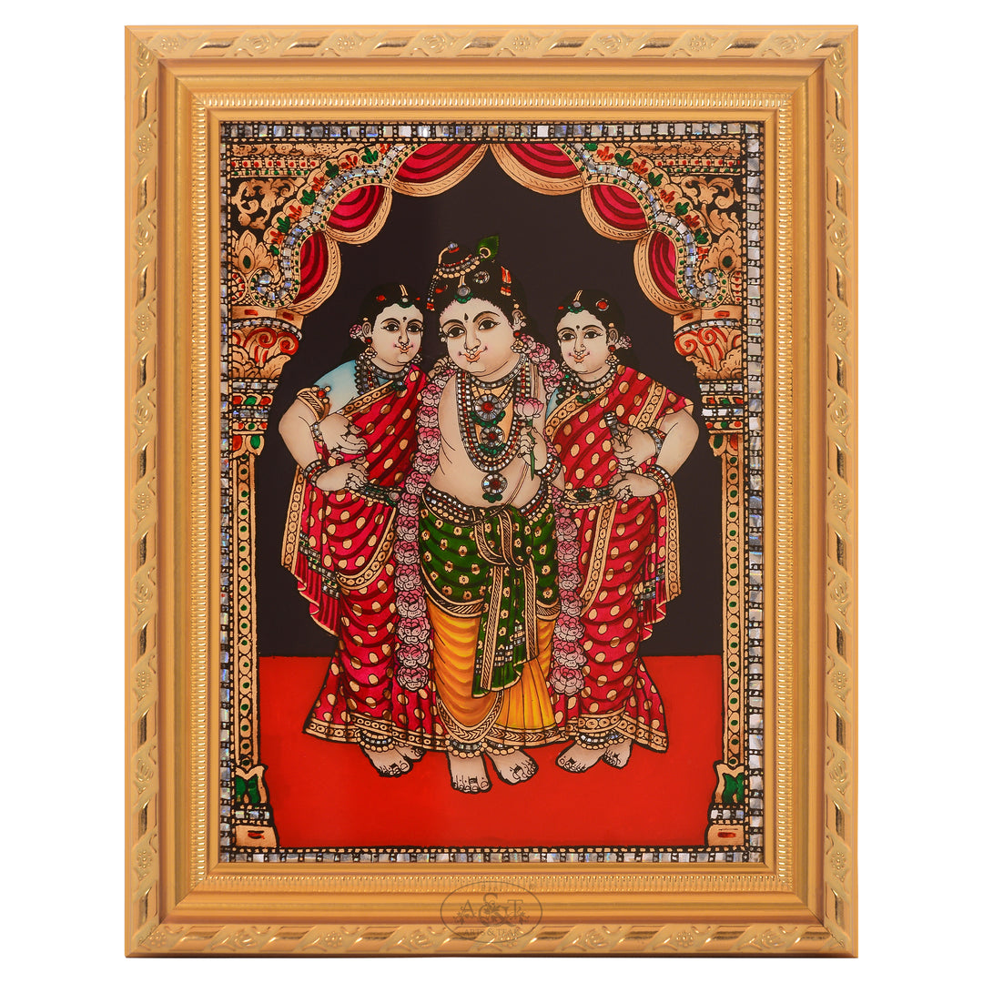 Glass Painting – Bama Rukmani Krishna
