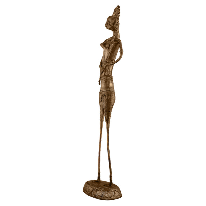 Bronze Tribal Lady (Dokra)