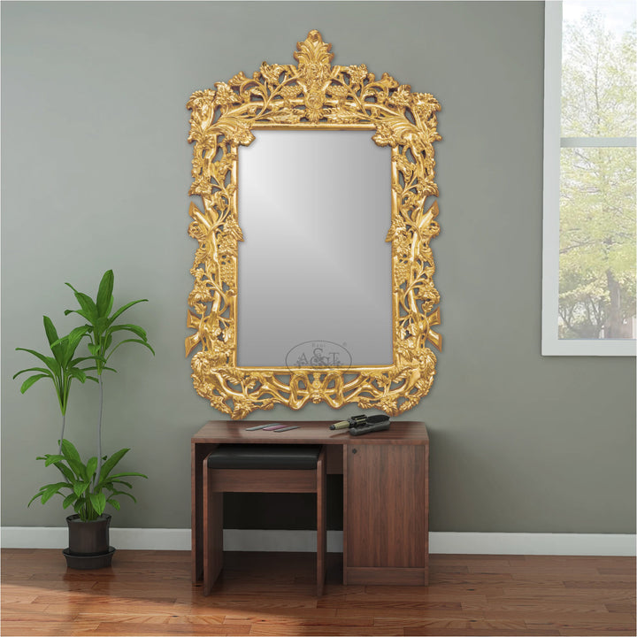 Wooden Gold Gilded Mirror Frame