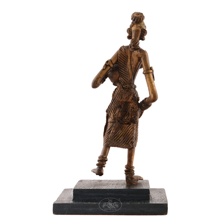 Bronze Casted Villager (Dokra)
