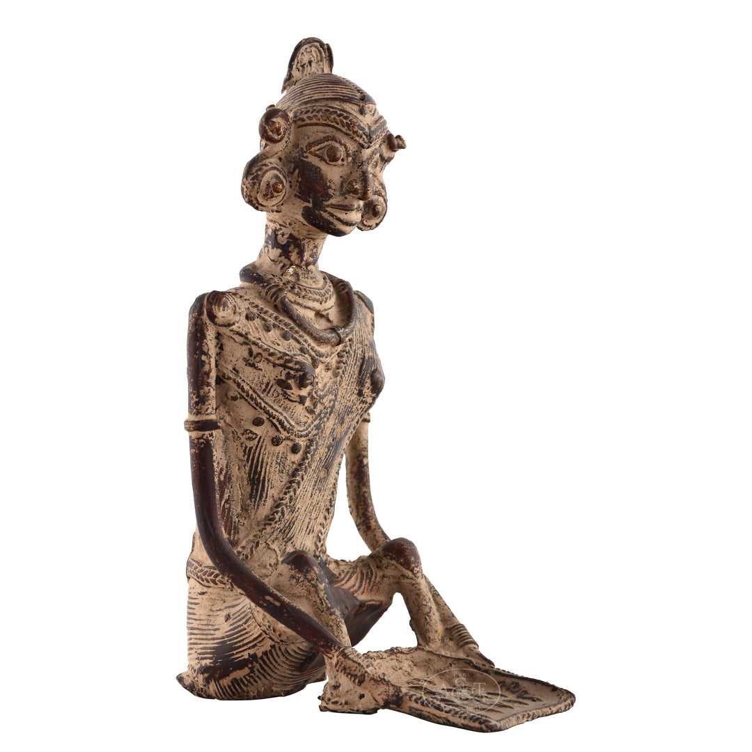 Bronze Tribal Woman (Dokra)