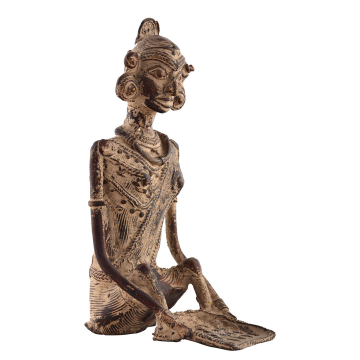 Bronze Tribal Woman (Dokra)