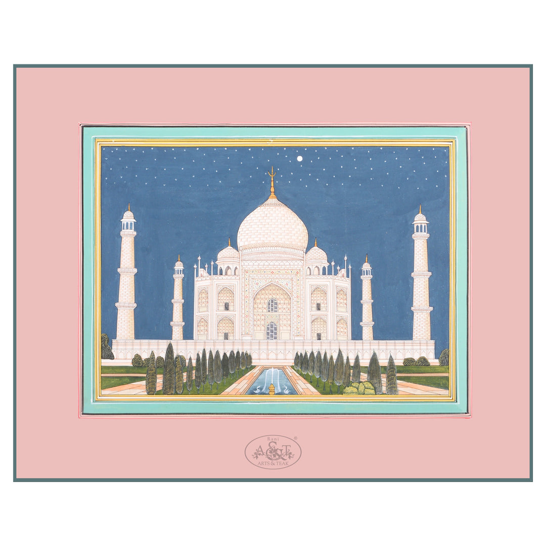 Painting on Paper - Tajmahal