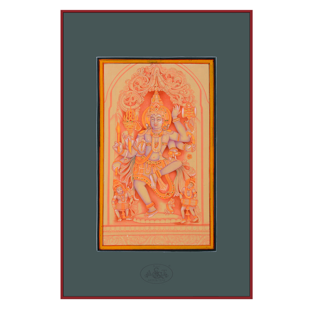 Painting on Paper - Belur Sculpture
