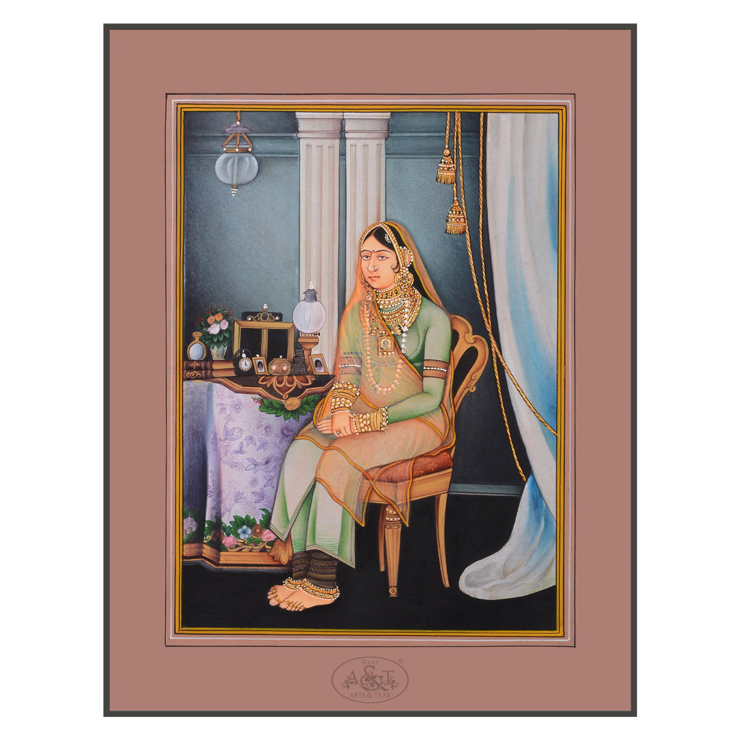 Painting on Paper - Mughal