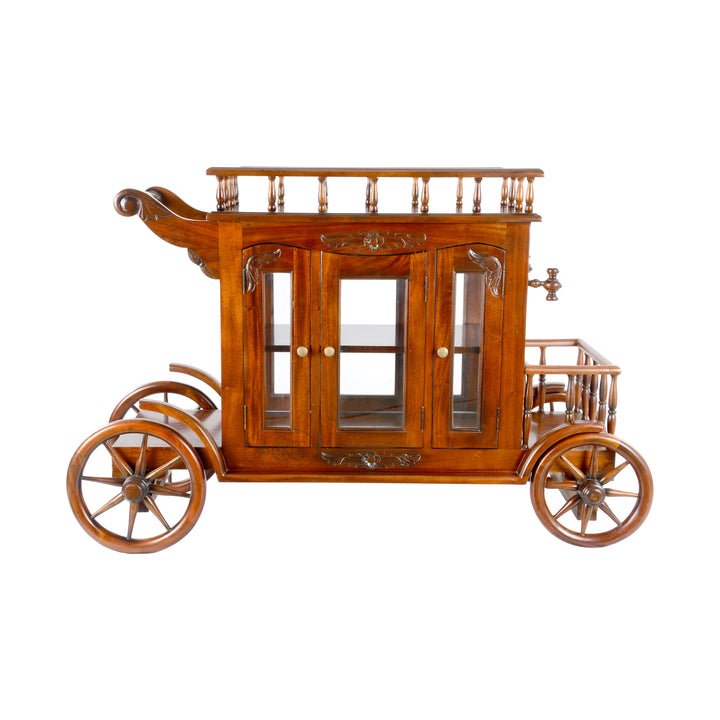 Mahogany Bar Trolley