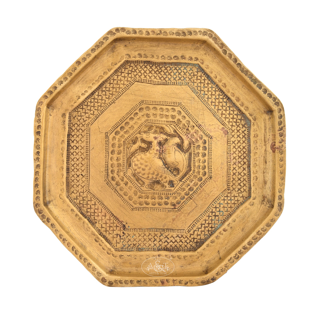 Brass Etched Tray - II
