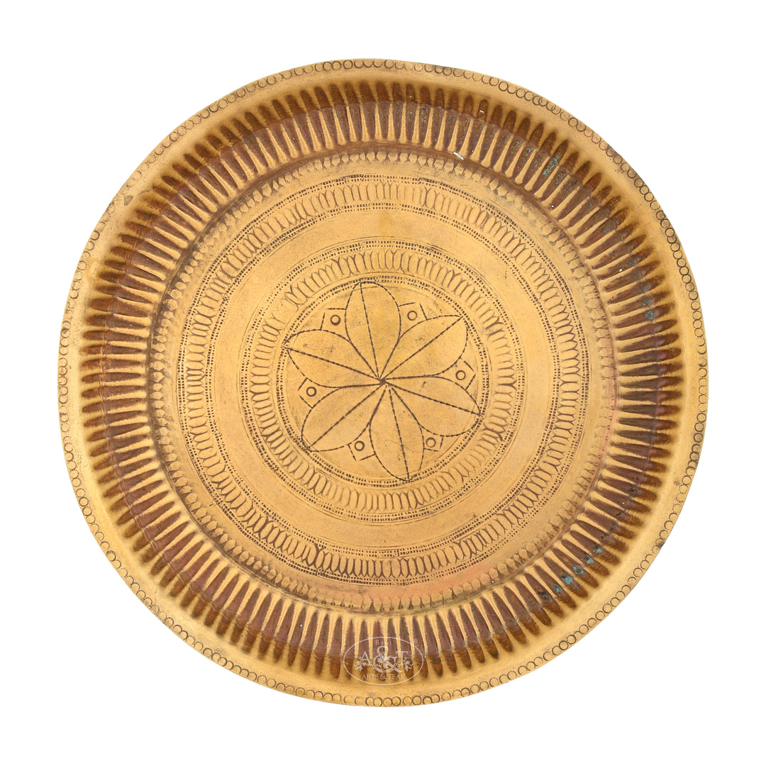 Brass Etched Tray - III