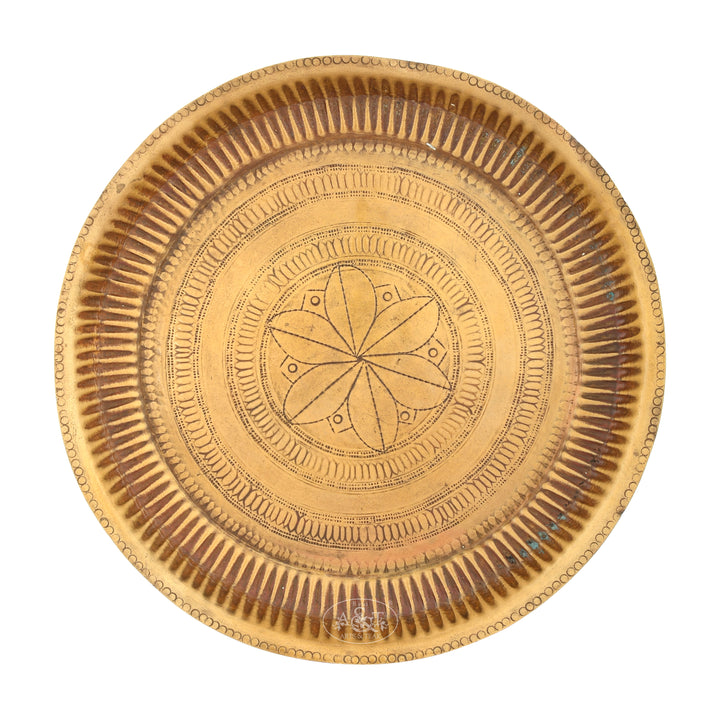 Brass Etched Tray - III