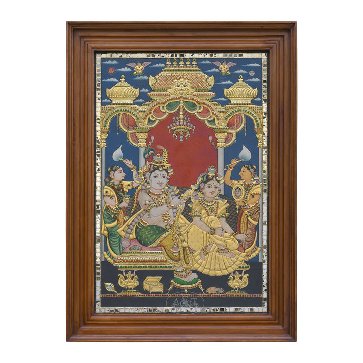 Tanjore Painting Radha Krishna