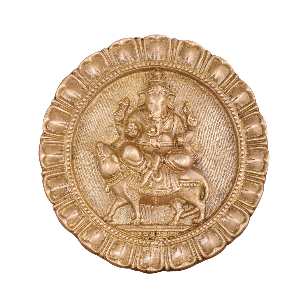 Brass Wall Mounting Ganesh