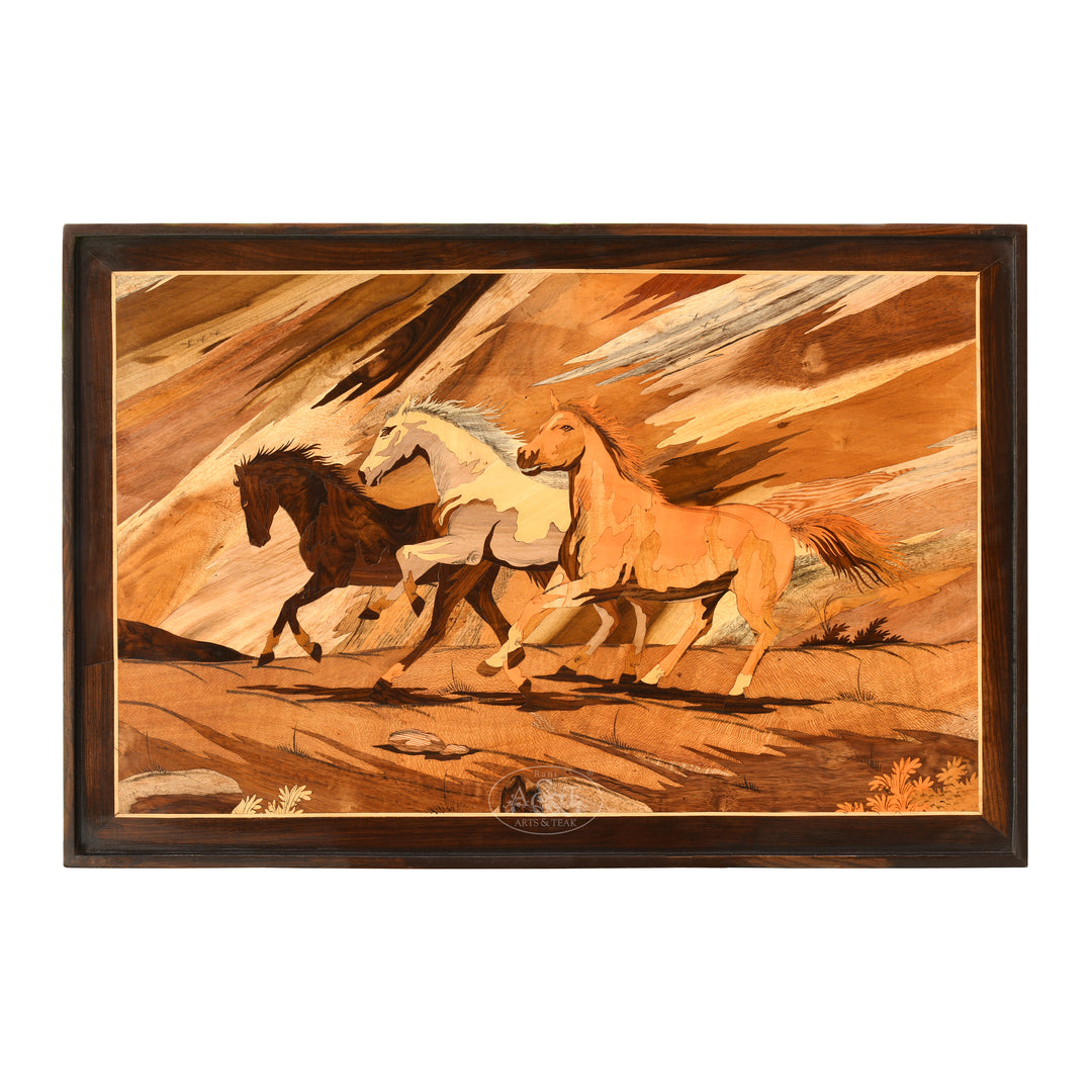Wild Running Horses