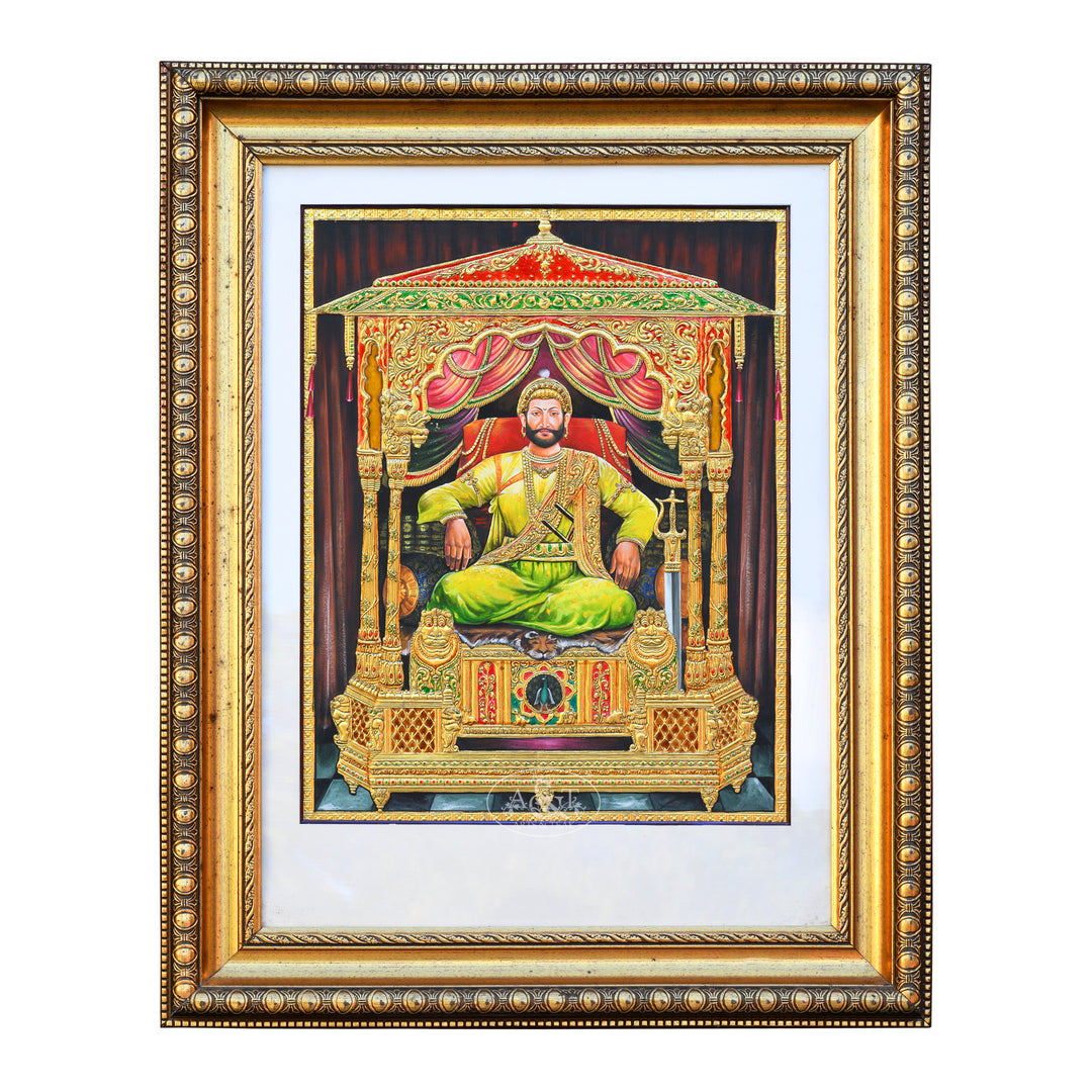 Sivaji on Throne