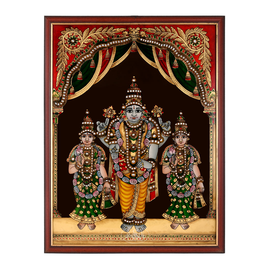 Vishnu with Consorts