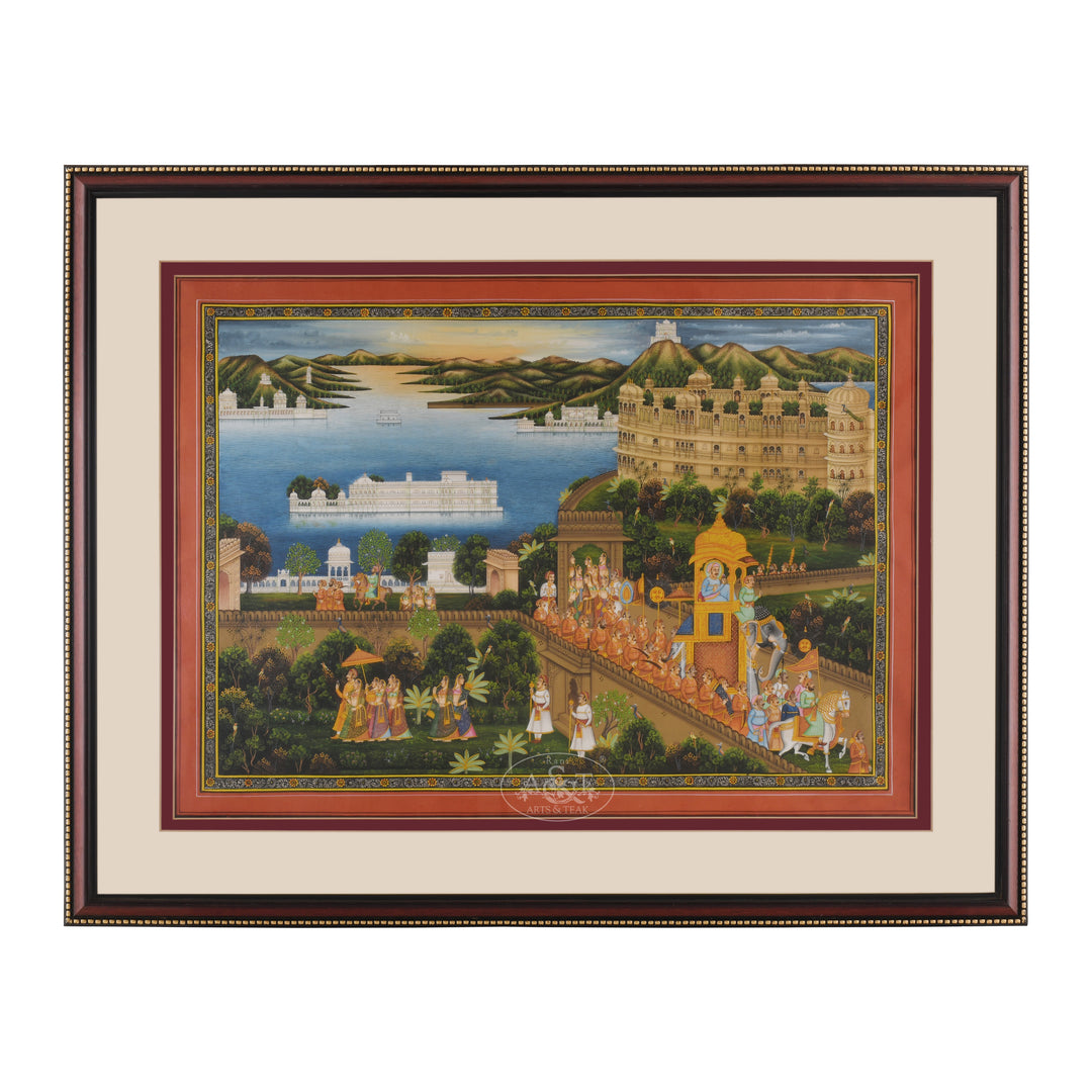 Royal Procession - Lake Palace