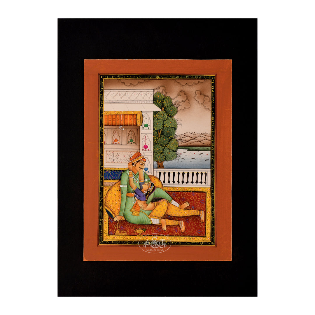 Emperor & Consort in Mughal Garden