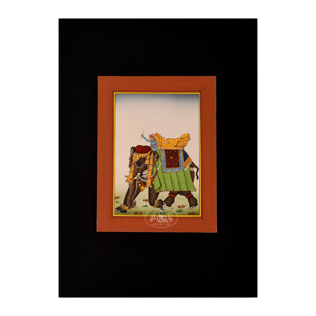 Royal Elephant with Mahout