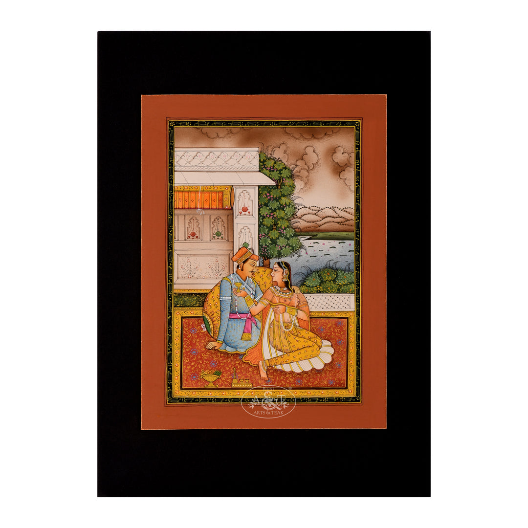 Mughal Emperor & Queen in Palace