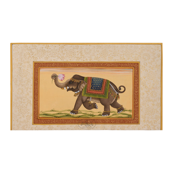 Elephant with Flower