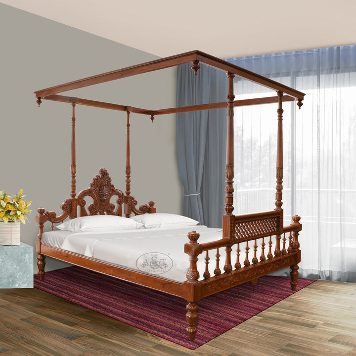 Lion Regalia Four Poster Bed