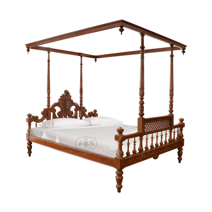 Lion Regalia Four Poster Bed
