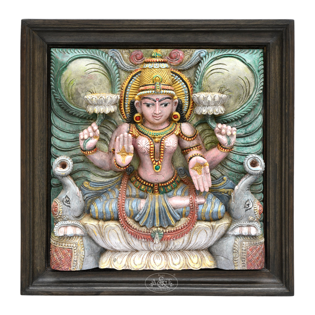 Gajalakshmi Wall Panel