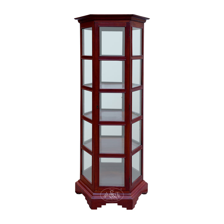 Hexagon Curio Cabinet