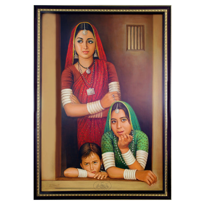 Oil Painting on Canvas - Gypsy Girls