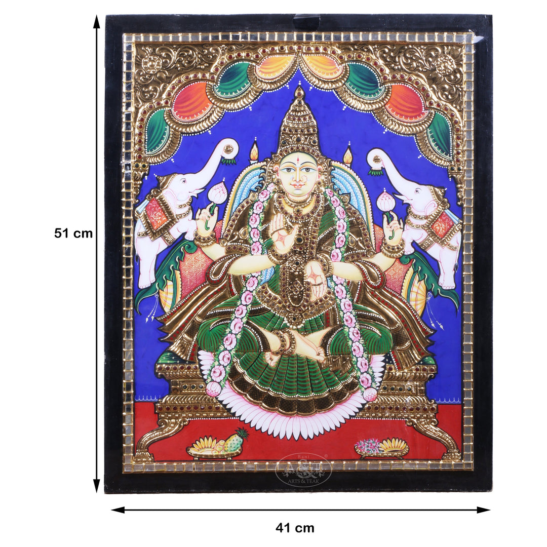 Tanjore Painting Gajalakshmi