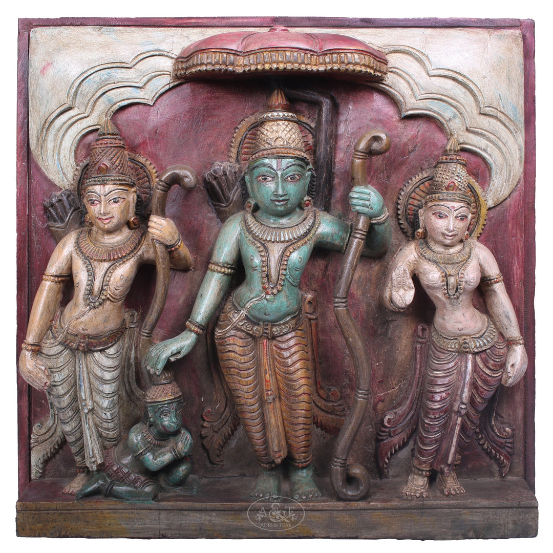 Wooden Wall Panel - Rama Coronation