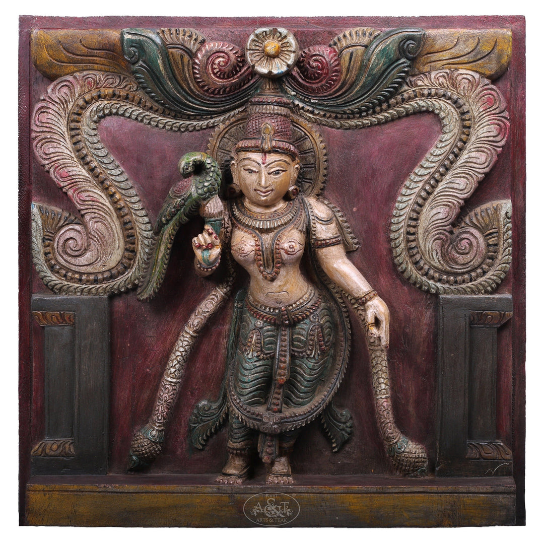 Wooden Wall Panel - Meenakshi