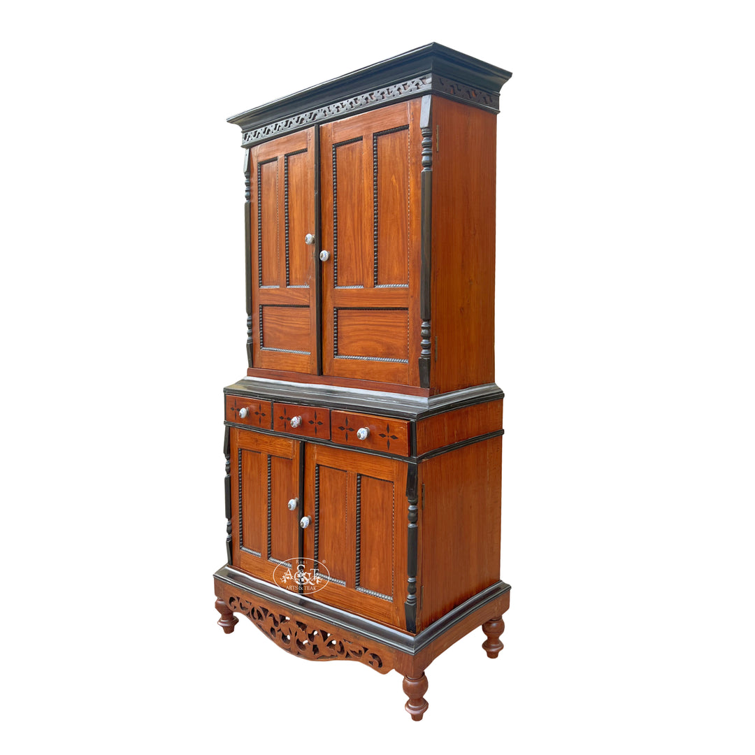 Satin & Ebony Wood Cabinet