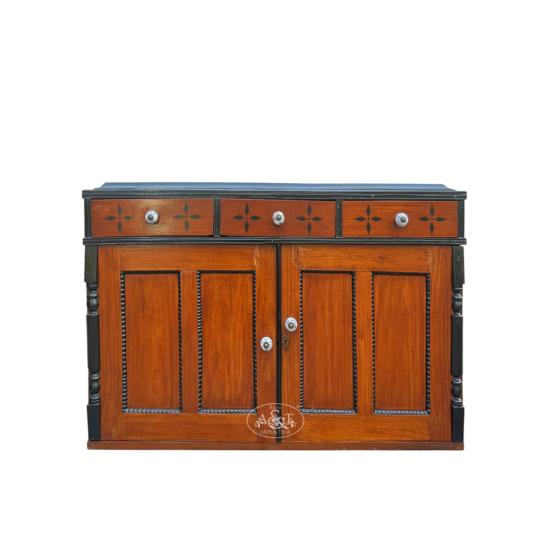 Satin & Ebony Wood Cabinet