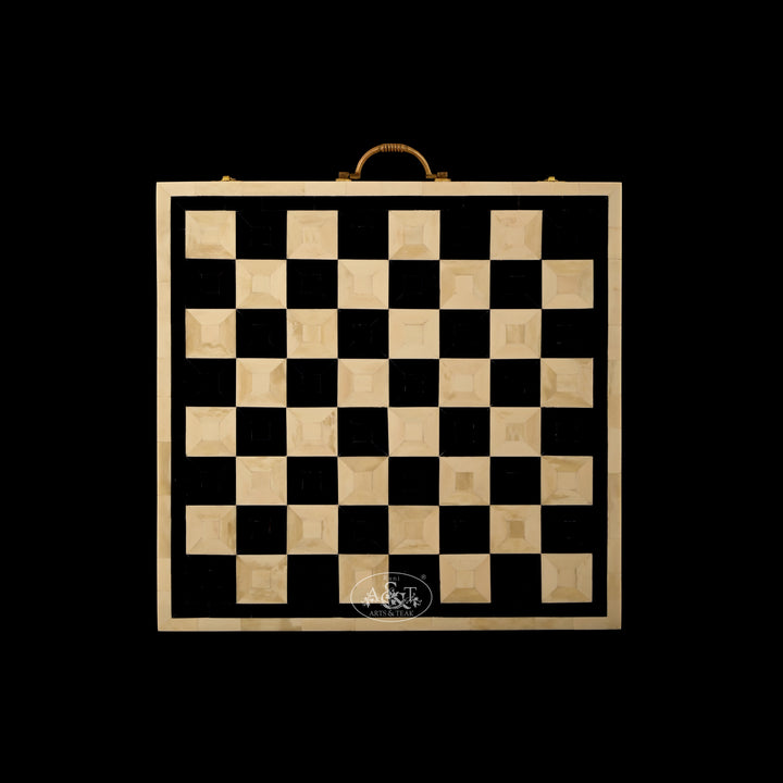 Chess Set - Bone Inlaid