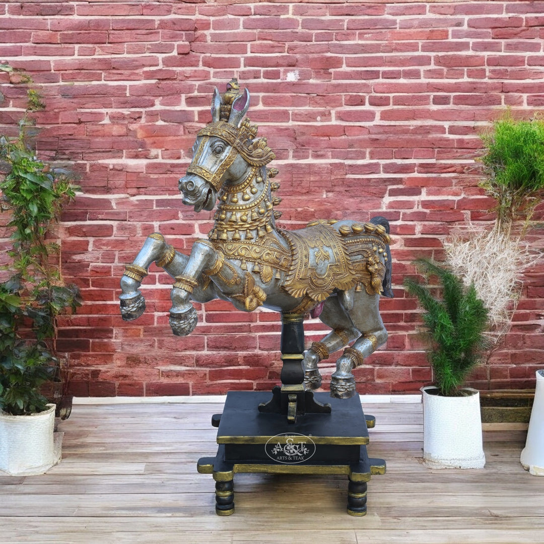 Galloping Horse on Stand