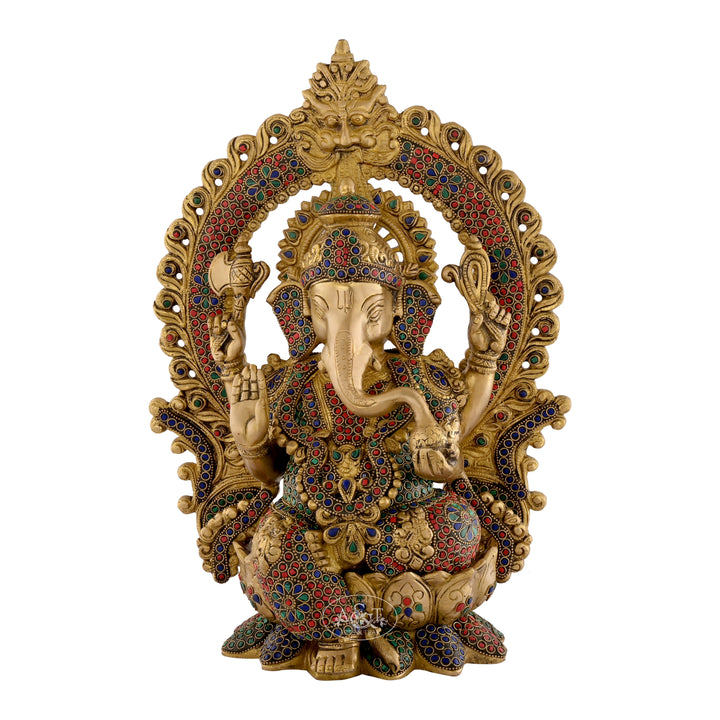 Ganesh on Lotus