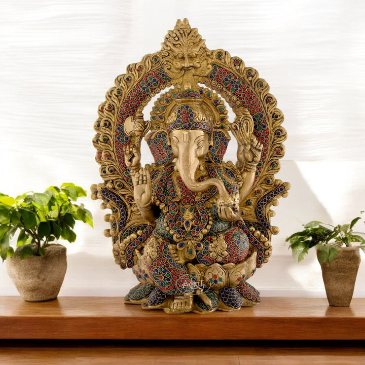 Ganesh on Lotus