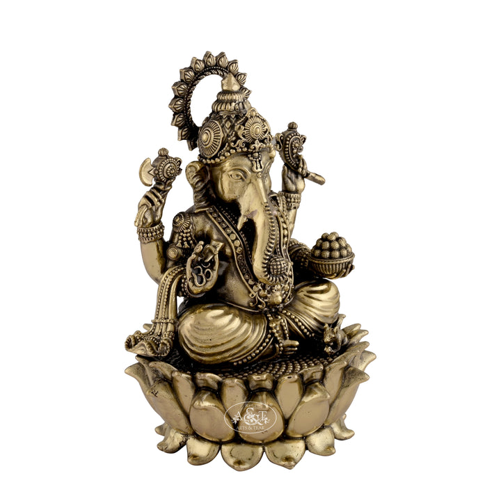 Ganesh on Lotus