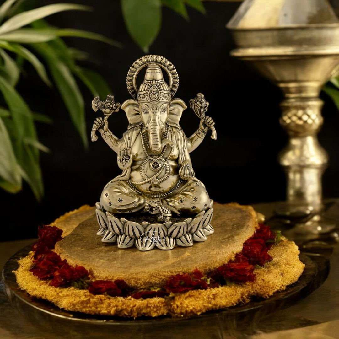 Ganesh on Lotus